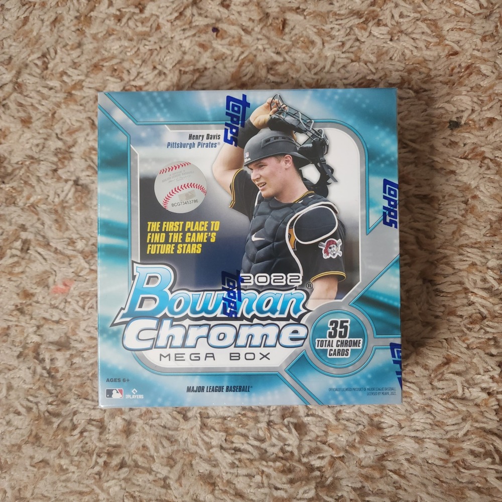 Topps Bowman Chrome 2022 Baseball Mega Box New Factory Sealed